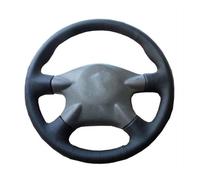 Housse de Volant de Voiture en Cuir Microfibre,Cache Volants de Protection Intégrale pour Nissan Almera N16 Pathfinder Primera XTrail Samsung SM3-A-Red