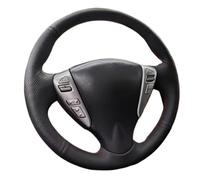 Housse de Volant de Voiture en Cuir Microfibre,Cache Volants de Protection Intégrale pour Nissan Versa Tiida Sylphy Sentra Note 2014-Blue