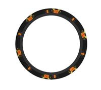 Housse De Volant De Voiture Flower Racks on Both Sides Print Respirant Protection Volants Universel Cache Volants Voitures pour Berlines Decoration Interieur 38Cm