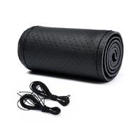 Housse De Volant De Voiture Housse De Protection Pour Volant De Voiture Couvre Volant Voiture(Black-Full Hole Type)