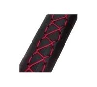 Housse de Volant de Voiture Housse De Volant en Cuir Tressé Noir pour Benz Classe M W164 ML350 ML500 Et Classe GL X164 GL4 (2006 2007 2008) Housse de Volant Voiture(Red Thread)