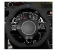 Housse de Volant de Voiture Housse De Volant en Noir pour VW pour Golf 6 pour GTI MK6 pour Polo pour Scirocco R pour Passat pour CC 2010 Housse de Volant Voiture(Style 2)