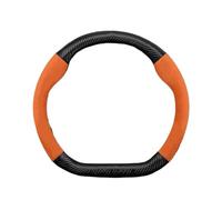 Housse de Volant de Voiture Housse de Volant pour Geely Geometry C Monjaro Coolray Tugella GX3 pour Atlas Emgrand EC7 GC6 GC9 CK EC8 Volant de Voiture(D Orange)