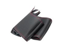 Housse de Volant de Voiture Housse Volant en Similicuir pour VW pour Golf 6 pour GTI MK6 pour Polo pour Scirocco R pour Passat pour CC 2010 Volant de Voiture(Red Thread)