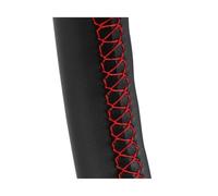 Housse de Volant de Voiture Housses Volant en Similicuir pour Mitsubishi pour Lancer EX10 pour Lancer X pour Outlander pour ASX pour Colt Volant de Voiture(Red Thread)