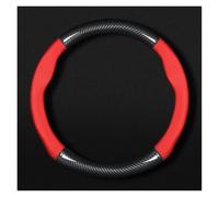 Housse De Volant De Voiture pour Boxster pour Cayman Carrera 917 Housse de Volant(Red-Round Shape)