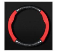 Housse De Volant De Voiture pour Boxster pour Cayman Carrera 917 Housse de Volant(Red-Round Shape)