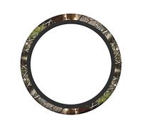 Housse de volant de voiture pour chasse sauvage, cerf, ours, élan, ajustement universel pour la plupart des berlines, SUV - Antidérapante et disponible en toutes saisons - 38,1 cm