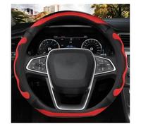 Housse de Volant de Voiture pour Explorer, Galaxy, S-Max, Série F, Focus, 37/38 cm (Rouge D)