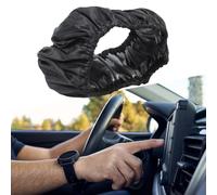 Housse de volant de voiture pour protection anti-poussière et résistante à l'huile pour volants de 40 cm de diamètre OxFord en tissu noir