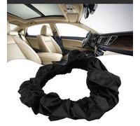 Housse de volant de voiture pour s'adapter à 3045 cm en tissu OxFord noir anti-rayures résistant à la poussière et à l'huile