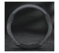 Housse De Volant De Voiture pour Toyota 86 pour Crown pour CHR pour Yaris pour Corolla Auris pour Rav4 pour Prius pour Camry Raize Prado Housse De Volant(Leather Black)