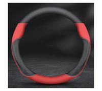 Housse De Volant De Voiture pour Toyota 86 pour Crown pour CHR pour Yaris pour Corolla Auris pour Rav4 pour Prius pour Camry Raize Prado Housse De Volant(Leather Red)