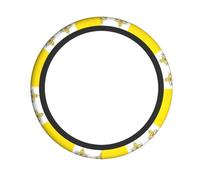 Housse De Volant De Voiture Vatican Flag Print Protection Volants Élastique Accessoire Voitures Universel for La Plupart des Voiture Femme Homme SUV 38Cm