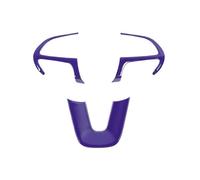 Housse De Volant Décorative pour Jeep pour Grand Cherokee SRT8 2014-2020, pour Dodge pour Challenger pour Charger 2015+ pour Durango 2014 Voiture Accessoires Interieur(Violet)