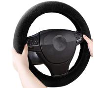 Housse De Volant Douce,Protecteur en Peluche 26 Cm | Housse De Volant Douce Et Anti-Dérapante pour Les Femmes,Accessoires Intérieurs pour Véhicules en Hiver Destinés Aux Hommes
