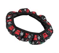 Housse de volant élastique en néoprène pour roues de 38 cm, offre une adhérence fiable pour tous les types de véhicules