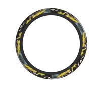 Housse de volant élastique XBKGOHA Brook Trout Pêche à la mouche Compatible avec la plupart des véhicules, y compris les berlines, SUV, VTT et camions