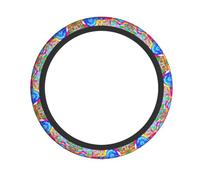 Housse de volant élastique YYHWHJDE Candy Land - Antidérapante - Durable - S'adapte à la plupart des véhicules