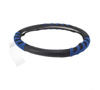 Housse de volant élégante en cuir et caoutchouc antidérapant pour camions, camionnettes et bus, installation facile (42 cm)