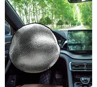 Housse de volant en aluminium - Pare-soleil en aluminium 39,4 cm | Protection de réflecteur thermique avec design isolant, bloqueur solaire de véhicule pour camions monospaces SUV | Voiture, pick-up