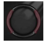 Housse de Volant en Cuir de 38 cm pour Kuga, Edge, Puma, EcoSport, Ranger et Transit. Couleur Marron Selle (Couleur Bordeaux).