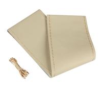 Housse de volant en cuir de qualité supérieure - L - Ø 37/39 cm - Beige