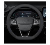 Housse de Volant en Cuir et Fibre de Carbone 38 cm pour Escort, Explorer, Edge 2/4, MK2 et MK4 (Blanc, Bleu, A)