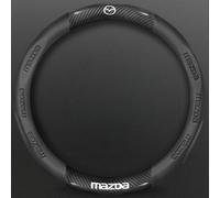 Housse de Volant en Cuir Microfibre, pour Fit Four Seasons, Protecteur antidérapant Respirant, pour Mazda EZ-6 Kai RX-8 Verisa,C