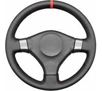 Housse de Volant en Cuir Noir Cousue Main, Housse de Volant en Cuir Noir Cousue Main, pour Nissan Skyline GT-R R34 / 200SX S15/ Silvia S15