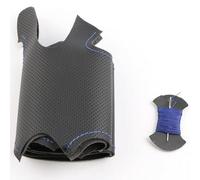 Housse de Volant en Cuir Noir Cousue Main, pour Lada Vesta 2015-2020 et Xray 2015-2020