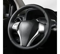 Housse De Volant en Cuir Perforé Tressé pour Nissan pour Teana pour Altima 2013-2018 X-Trail PourQashqai 2014-2018 Accessoire(Rosso)