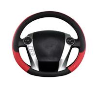 Housse de Volant en Cuir PU antidérapant pour Toyota Prius 30/20/V/C/Prime, Accessoire Auto, Bleu (Rouge).