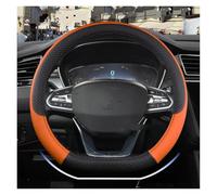 Housse De Volant en Cuir PU en Forme De D pour Geely pour Atlas pour Emgrand pour EC7 pour Coolray(Orange)