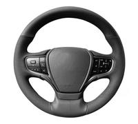 Housse De Volant en Cuir Véritable Noir Et Blanc Cousue Main pour IS300H NX300H CT200H IS250 IS200 RX400H RX450H(C)