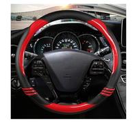 Housse de Volant en Fibre de Carbone pour Kia K3 2013, K2, Rio 2015-2016, Ceed et CEE d 2012-2017, Blanc (Rouge).