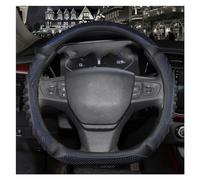 Housse de Volant en Forme de D pour Citroën C3 C3-XR 2015-2019 C4 2016-2019, Peugeot 408 2014-2019 et Traveller 2016-2019. Housse de Volant Noire (Bleue).