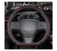 Housse de Volant en Forme de D pour Citroën C3 C3-XR 2015-2019 C4 2016-2019, Peugeot 408 2014-2019 et Traveller 2016-2019. Housse de Volant Noire (Rouge).