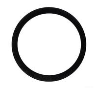 Housse de volant en peluche avec bordure en silicone antidérapant et bande élastique sans couture pour roues de 38,1 cm (noir)