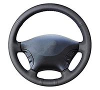Housse de Volant for Crafter Hand-Stitched Black Leather Car Steering Wheel Cover for Benz W639 Viano Vito Sprinter