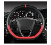 Housse de Volant Housse de Protection en Cuir Microfibre pour siège pour Tarraco, pour Arona, pour Ateca, pour Ibiza( Red)