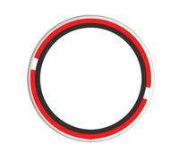 Housse de volant imprimée drapeau danois du Danemark, accessoire d'intérieur de voiture, facile à installer et convient à la plupart des modèles de voiture.