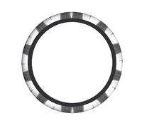 Housse de volant Moon Pine Tree. Housse de volant imprimée intégrale, caoutchouc chloroprène, facile à installer pour voitures, SUV, VTT, camions