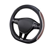 Housse de Volant pour Citroën C3 2002-2020 2021 2022 2023 2024 2025 A0,Cuir PU Antidérapant Protection Volant Respirante Confortable,Accessoire Auto pour Intérieur,Couvre Volant Durable élégant