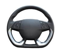 Housse de Volant pour Citroen DS5 DS 5 pour DS4S DS 4S Couverture de Volant de Voiture Couvre Volant Voiture(Black)