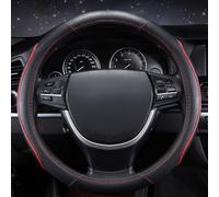 Housse de Volant pour Citroën Jumper 1994-2021 2022 2023 2024 2025 X244,Cuir PU Antidérapant Protection Volant Respirante Confortable,Accessoire Auto pour Intérieur,Couvre Volant Durable élégant