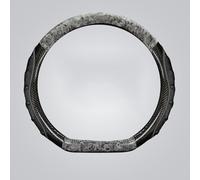 Housse de Volant pour Citroën Jumper 1994-2021 2022 2023 2024 2025 X244,Cuir PU Bois Antidérapante Protection Volant Auto Respirante,Couvre Volant Durable & Confortable Pour Intérieur Voiture