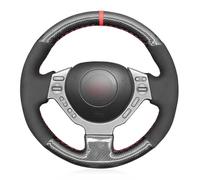 Housse de Volant pour Nissan GTR GT-R R35 (Nismo) 2008-2016 Housse de Volant de Voiture Protecteur de Volant,Red Line
