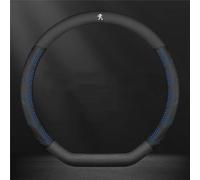 Housse De Volant pour Peugeot 206 307 308 3008 207 208,Couvre Volant Voiture,Antidérapant,Respirant,Antidérapant Couvre Volant,Protégé Volant Voiture,Housse De Volants,A Blue