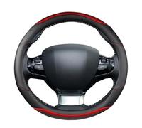 Housse De Volant Pour Peugeot 308 2014-2020 Pour II T9 308 SW 308 Couvre Volant Voiture(Red)